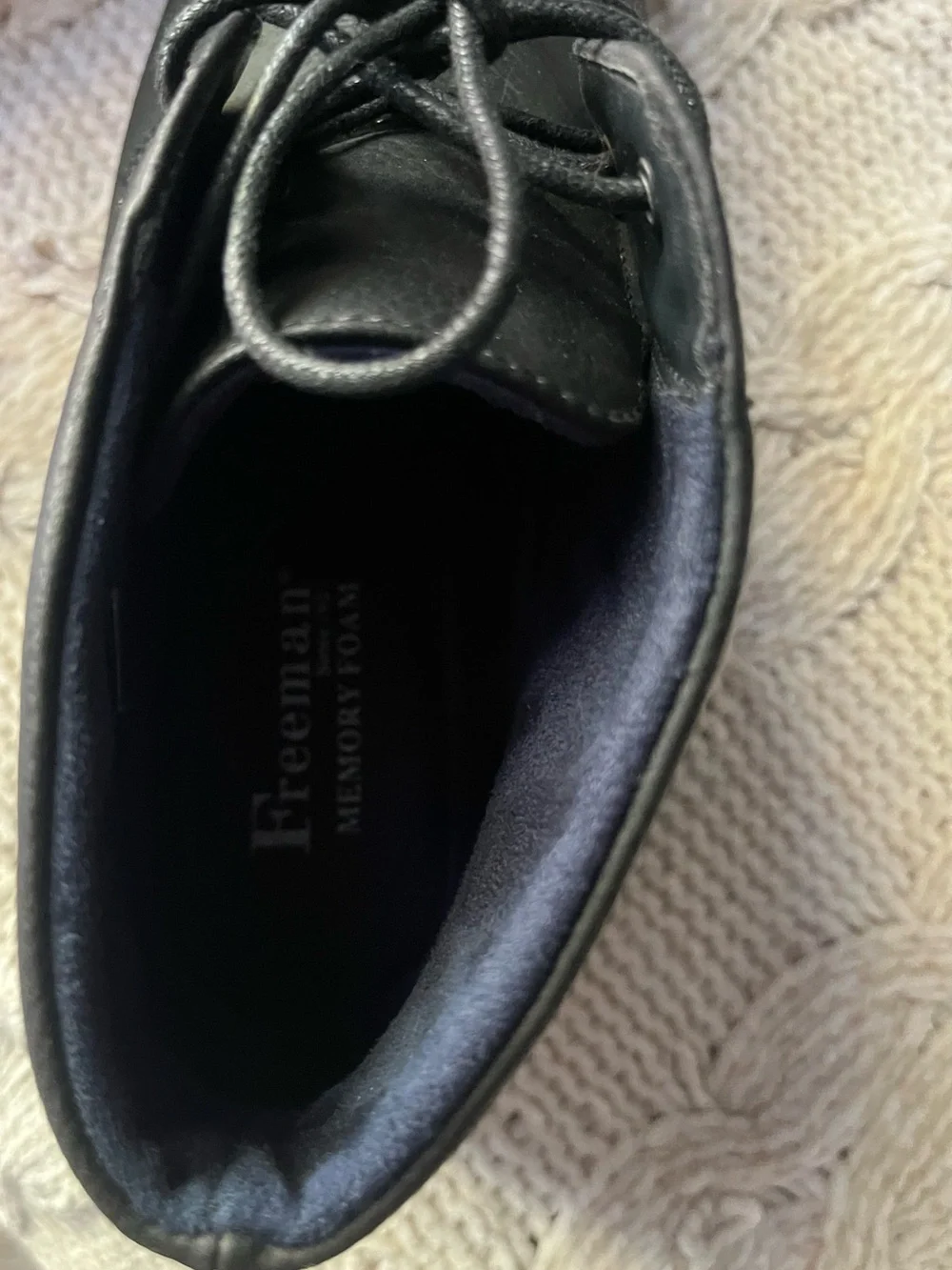 Classic Black Men’s Chukka Boots with Brown Stacked Heel